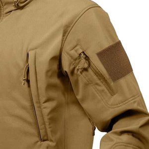 Chaqueta Softshell con Capucha para Hombre de Alta Calidad, Impermeable, Cortavientos, Abrigo Largo y Delgado para Invierno, Transpirable, OEM - Product Image 3
