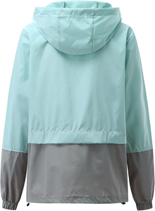 Customized Wholesale Price Women's <b>Lightweight</b> Hooded Waterproof Outdoor <b>Jacket</b> Cotton for Women - Product Image 4