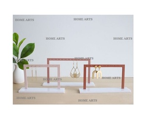 Soporte de exhibición de aretes de hierro y mármol de diseñador Soporte de joyería de tamaño personalizado de mayor calidad a buen precio en la India - Product Image 3