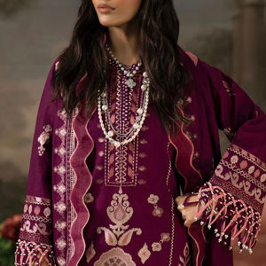 Ladies Best Winter 2025 Fournisseur Ladies Summer Shalwar Kameez Suit Traditional Design Solid Pattern Washable Lawn Outfit - Product Image 1