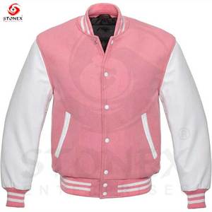 เสื้อแจ็กเก็ตผ้าฝ้ายกำมะหยี่สำหรับผู้ชายเสื้อแจ็กเก็ตทีมโรงเรียนผ้าคอตตอนผ้ากำมะหยี่สำหรับฤดูหนาวปรับแต่งได้สีขาวดำ - Product Image 2