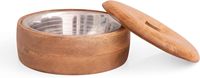 Hand gefertigte mexikanische Tortilla Warmer Korb aus Holz Indian Chapati Roti Brot halter Box Pancake Keeper Hot Pot Casse rol