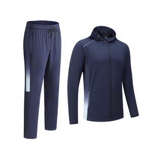 ชุดวิ่งฤดูหนาวสำหรับผู้ชาย คุณภาพสูง ระบายอากาศได้ดี น้ำหนักเบา รับสกรีนลายตามสั่ง ไซส์ใหญ่ ผ้าฝ้าย 100% รับผลิตแบบ OEM ขายส่ง ปี 2025 - Product Image 4