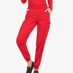 Pantalons de travail pour femmes sur mesure, pantalons de jogging élégants en spandex, pantalons de sport athlétiques - Product Image 4