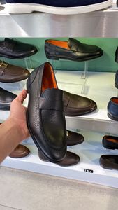 Cómodos zapatos de cuero para hombre hechos de cuero de vaca de primera calidad para negocios y ropa informal - Product Image 6