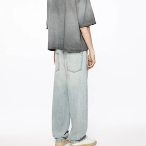 Classic denim <b>mens</b> <b>jeans</b> slim fit pants straight skinny <b>ripped</b> distressed casual fashionable durable high quality wholesale - Product Image 2