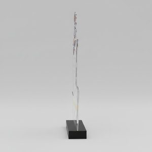 Trofeo Acrílico Grabado de Alta Calidad, Duradero y Pulido, con la Imagen de Shree Krishna, Impreso en Letterpress, Premios Corporativos, Reconocimiento a Empleados - Product Image 2