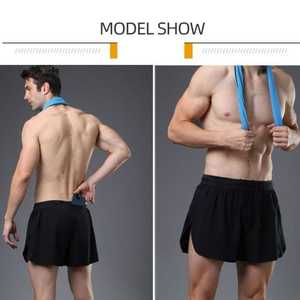 Shorts de sport livraison directe Logo personnalisé 100% Polyester coupe ajustée vêtements de sport décontractés vêtements de fitness pour hommes shorts de gymnastique - Product Image 6