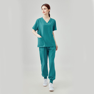 Hot Selling 100% Spandex/Polyester Men's <b>Scrubs</b> Suit Comfortable Stretch Medical Wear Designs Premium Quality <b>Scrub</b> <b>Sets</b> - Product Image 5