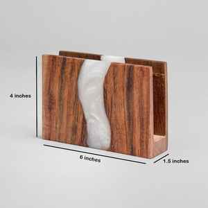 Porte-serviettes en résine sculptée à la main transparente pour cadeau d'anniversaire porte-serviettes en résine transparente sculpté à la main couleur personnalisée - Product Image 4