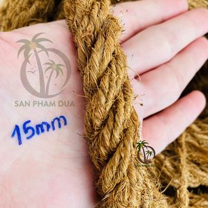 Usine directe au Vietnam produisant une corde décorative en fibre de noix de coco faite à la main en fibre de coco naturelle durable pour l'artisanat intérieur extérieur - Product Image 5