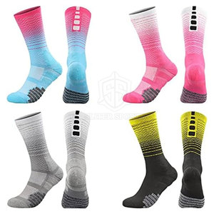 Calcetines deportivos para correr hasta la rodilla de calidad superior de algodón 100% para hombre con agarre de nailon para la temporada de primavera - Product Image 2