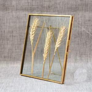 Cadre photo double en verre pour table, cadre photo en verre, grande et petite taille, couleur or, décoration de table - Product Image 6