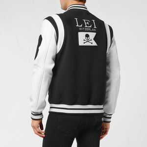 OEM personalizado High Street Oversize Letterman Varsity Jacket marca de moda de béisbol Varisty chaqueta en lona para el invierno - Product Image 5