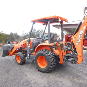 Tracteur Kubota L47 avec chargeuse-pelleteuse et chargeur frontal Tracteur mobile avec composants d'engrenage moteur central Acheter maintenant! - Product Image 5