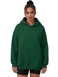 Sweatshirts à capuche oversize pour femmes, en molleton, à manches longues, pull-over, hauts avec poches, tendance, nouvelle mode pour UNISEX - Product Image 5