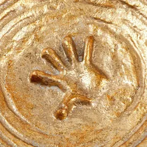 ถ้วยโลหะขัดเงาสำหรับตกแต่งงานแต่งงานหรูหราทันสมัยทำด้วยมือชามแต่งลายดอก - Product Image 2