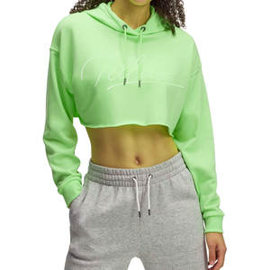 Camiseta recortada informal para mujer de la mejor calidad, Top corto sólido de secado rápido con cuello redondo, estilo de calle Popular para mujer - Product Image 5