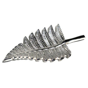 Classic Design Silver Nickel <b>Decorative</b> Metal Casted Aluminium Leaf Tray & Home <b>Table</b> <b>Decor</b> for Home - Product Image 1