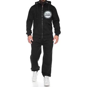 Chándal con capucha para hombre Conjunto de 2 piezas Sudadera con capucha informal atlética y conjunto de joggers Trajes de chándal - Product Image 2