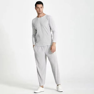 กางเกงขนแกะแนวสตรีทสวมใส่สบายสำหรับผู้ชายกางเกงแฟชั่นผู้ชายสีตามสั่งดีไซน์แบบพกพา - Product Image 5