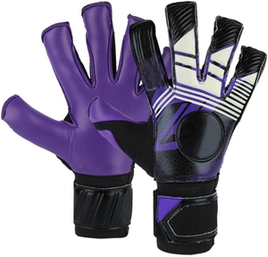 Gants de gardien de but de football professionnels de nouvelle conception en gros, en latex, à doigts entiers, imperméables, respirants, fermeture à lacets pour l'extérieur - Product Image 1