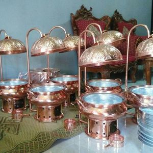 Réchaud en acier inoxydable au design moderne pour accueillir des événements Buffets d'hôtel Repas de vacances et tables de service en plein air - Product Image 6