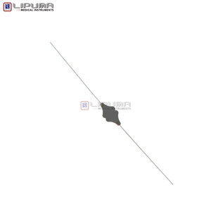 Sonda Lacrimal de Doble Cara BOWMAN con Botón 4/5 de Níquel Plata, Instrumentos Médicos Quirúrgicos Oftálmicos para Dacríocistorrinostomía - Product Image 4