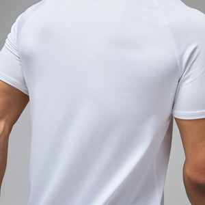 Wholesale <b>Mens</b> Gym Wear Fitness Recycled Tshirt With Print Logo High Quality Compression <b>Muscle</b> <b>Shirt</b> for <b>Men</b> - Product Image 3