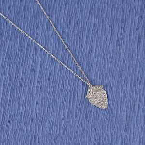 Collar de Plata de Ley 925 con Fresa y Engaste de Bisel, Regalo para Cualquier Ocasión - Product Image 3