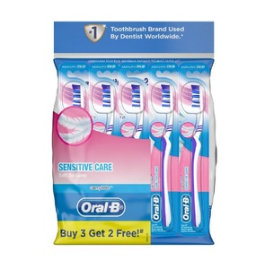 แปรงสีฟัน Oral B แปรงสีฟันไมโครบางสะอาดนุ่มพิเศษ6ชิ้น X 16แผ่นพร้อมจัดส่งรวดเร็ว - Product Image 5