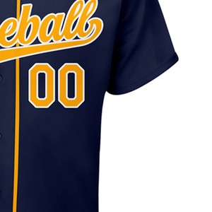 Nuevo diseño impreso sublimación camiseta de béisbol para adultos Unisex personalizable manga corta 100% poliéster antibacteriano rápido - Product Image 5