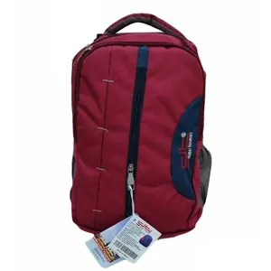 Wholesale Suppliers Maroon School Backpack with Top Grade Material Made & Zipper Closer For School Uses Bags By Indian Exporters