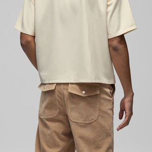 Pantalones Cortos Cargo Holgados y Largos para Hombre, a la Moda, de Tela de Poliéster Transpirable, Corte Holgado con Bolsillos Laterales, Tendencia - Product Image 3