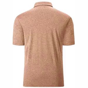 Camisetas de polo de alta calidad para hombre, ropa deportiva de patrón sólido ecológico de poliéster 100% en colores personalizados - Product Image 3