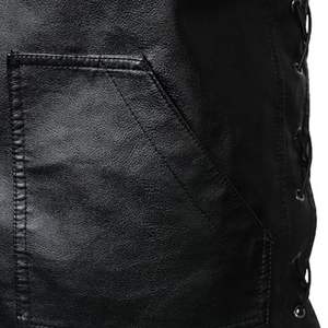 เสื้อแจ็กเก็ตมอเตอร์ไซค์สำหรับผู้ชายเสื้อแจ็กเก็ตมอเตอร์ไซค์ระบายอากาศได้ดีมีซิปสำหรับฤดูหนาว - Product Image 5