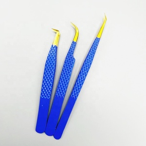 แหนบต่อขนตาปลอมแบบมืออาชีพปลายแหลมทำจากสเตนเลสเนื้อแข็ง - Product Image 5