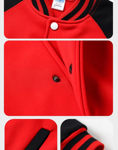 Chaqueta Universitaria Vintage Personalizada con Logotipo, Talla Grande, Multicolor, de Lona, Transpirable, con Revestimiento, Cuello Alto, Impermeable, para Otoño e Invierno - Product Image 6