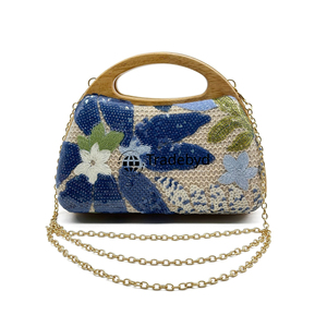 Designer embroidered clutch purse for wedding and party use by Tradebyd - Product Image 3