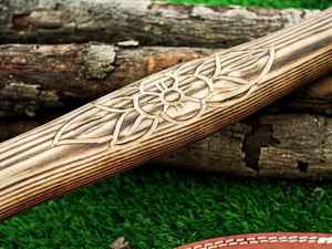 Tomahawks de acero de Damasco de grado industrial de doble cabeza hechos a mano con diseño grabado, herramienta de caza para acampar de alta calidad - Product Image 3