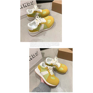 Zapatillas Deportivas Casuales con Cordones Kapibara Primavera 2025 para Mujer, Disponibles en Color Caramelo, Lona Moderna, Estilo 'Dad Shoes' - Product Image 5