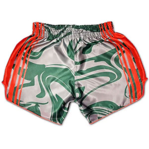 Shorts de kick-boxing unisexes en gros pour l'entraînement de Muay Thai et MMA - Tissu satiné - Collection 2026 - Product Image 4