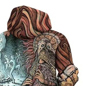 Sweat à capuche personnalisé pour homme, streetwear, logo OEM, sweat à capuche personnalisé pour homme et femme, vente en gros, coton lourd de haute qualité, blanc, 2026 - Product Image 4