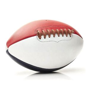 Pelota de Rugby hecha a medida de la mejor calidad, de cuero, tamaño oficial para partidos de entrenamiento y actividades deportivas promocionales, fabricada en Pakistán - Product Image 5