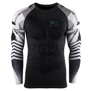 Traje de Baño de Manga Larga con Protección Solar, Transpirable, de Spandex/Poliéster, con Logotipo Personalizado OEM, Alta Calidad - Product Image 1
