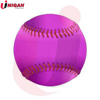 Ballons de softball professionnels - 12 pouces - Ballons d'entraînement pour lancer rapide - Légers - Tailles et couleurs personnalisables