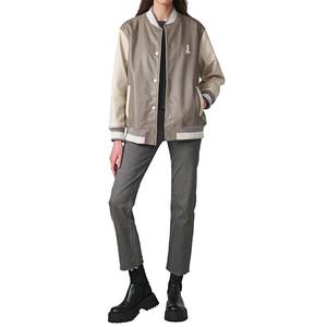 Servicio OEM ODM, Chaqueta Universitaria de Manga Larga para Mujer al por Mayor, Chaqueta Universitaria Corta de Béisbol para Mujer, Chaquetas Universitarias para Invierno - Product Image 4