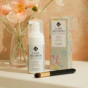 Limpiador de Pestañas Reutilizable con Logotipo Personalizado, Herramienta de Belleza para Limpieza de Ojos, Espuma Limpiadora de Pestañas de Plástico, Secador de Pestañas, Modelo con Logotipo Personalizado - Product Image 4