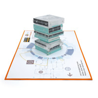 Cartes de vœux 3D personnalisées avec un modèle de l'Université FPT de DaNang pour les étudiants et les enseignants