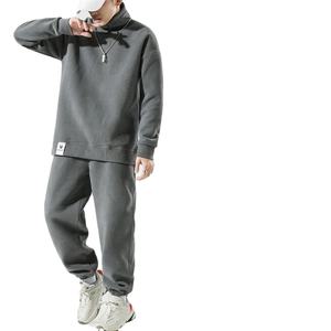 Vêtements tendances à la mode pour hommes, survêtements et pantalons chauds et décontractés pour hommes, ensembles 2 pièces, ensemble joggings confortables en polaire pour hommes - Product Image 1